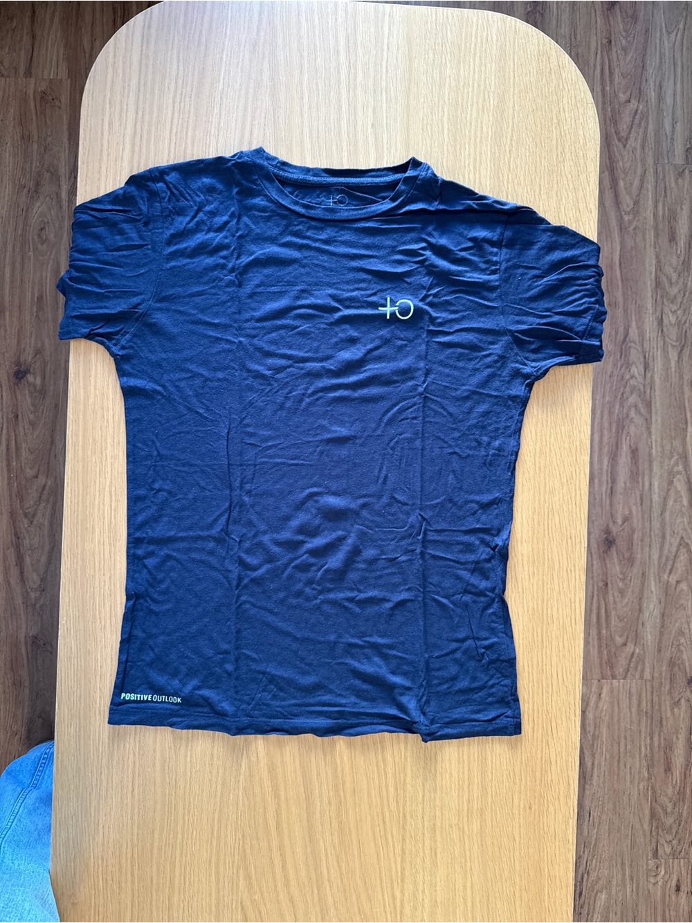 Positive Outlook - S - Men’s Bamboo Short Sleeve Tee - Navy Blue